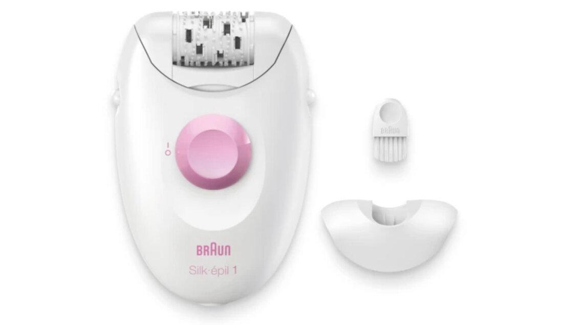 Depilator BRAUN Silk-epil 1 1-010 Bikini Nogi Końcówki SoftLift włoski ułatwienie usuwanie