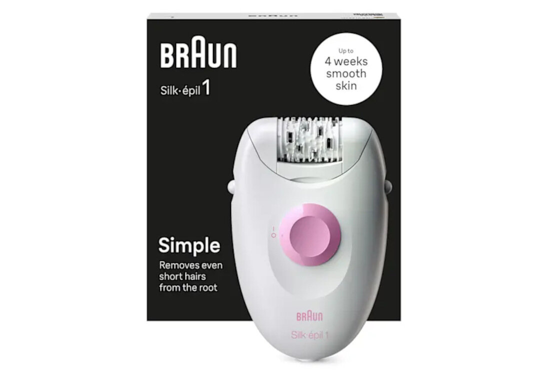 Depilator BRAUN Silk-epil 1 1-010 Bikini Nogi Wygodna praca przewodowa użytkowanie