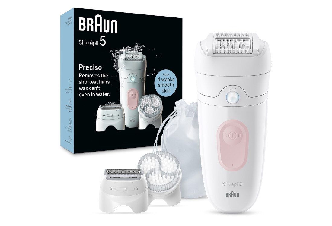 Depilator BRAUN Silk-epil 5 SE5-060 Bikini Nogi Twarz czas pracy swoboda używania