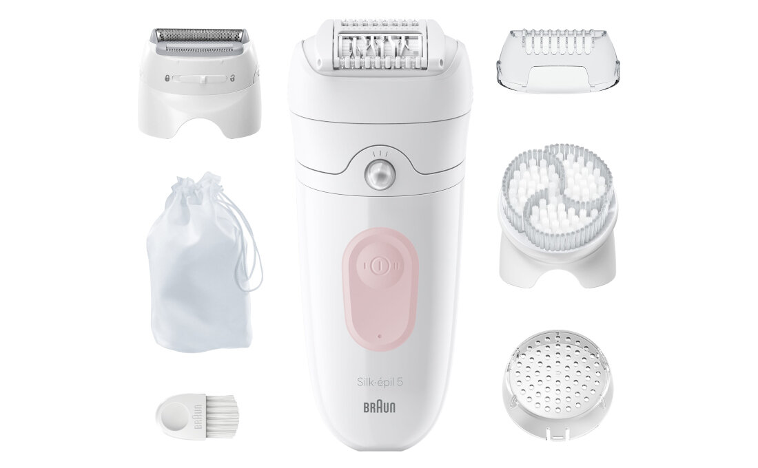 Depilator BRAUN Silk-epil 5 SE5-060 zestaw akcesoria komplet wyposazenie