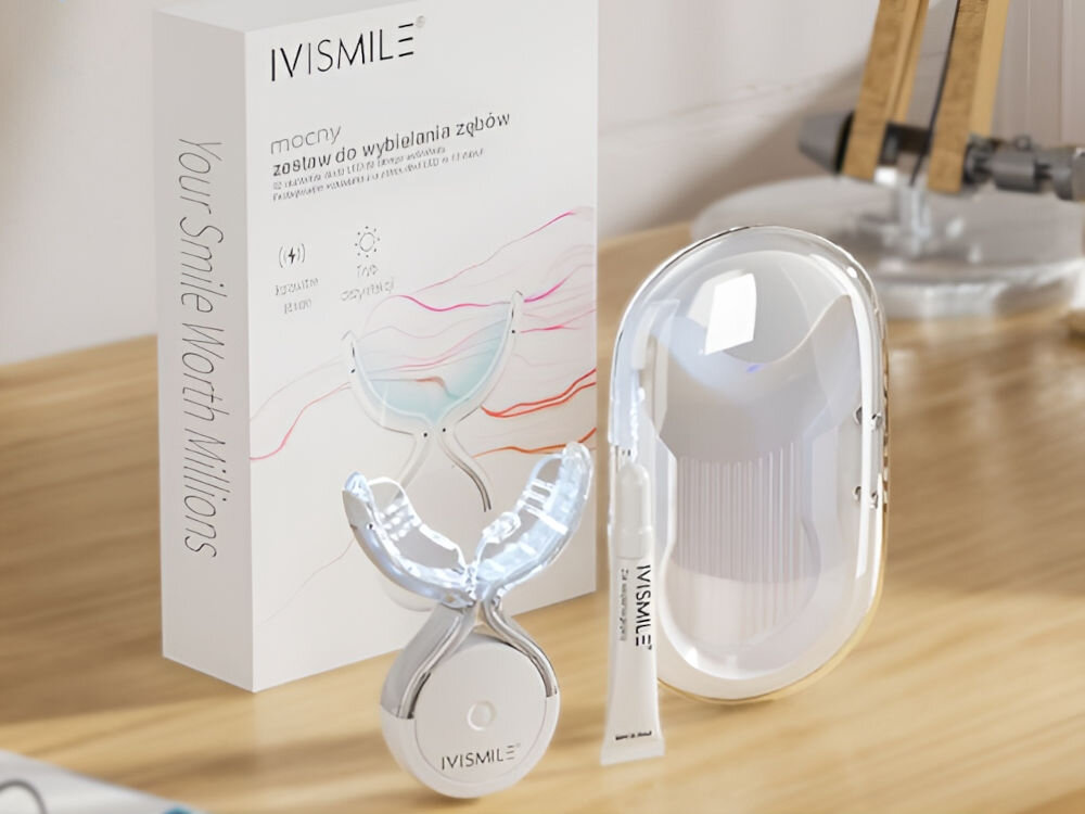 Urządzenie do wybielania zębów IVISMILE IVI-06K Professional Czarny wybielanie