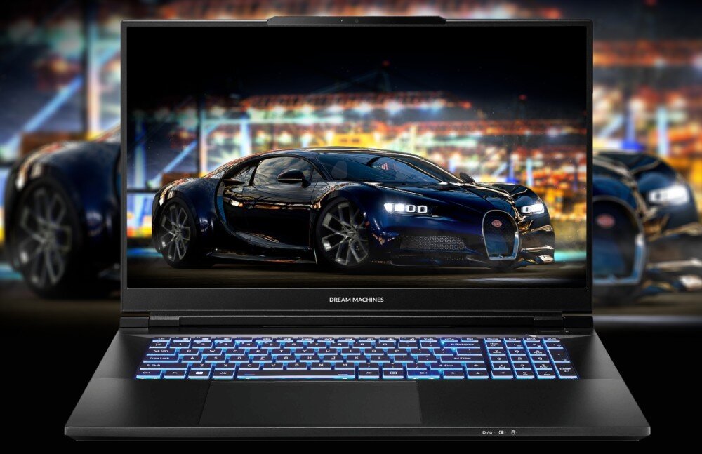 Laptop DREAMMACHINES RX4080-17PL36 17.3 240Hz i9-14900HX 32GB RAM 1TB SSD GeForce RTX4080 wyświetlacz przekątna rozdzielczość odświeżanie matryca