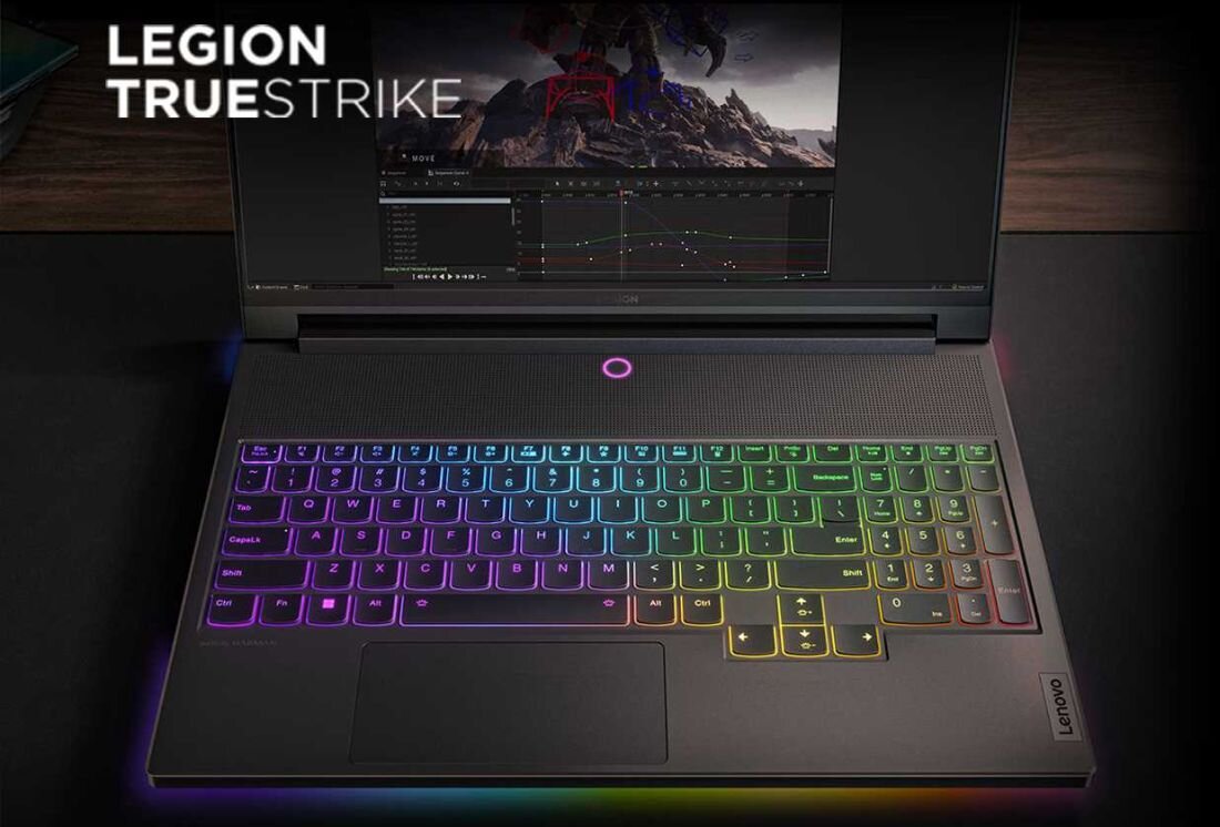 Laptop LENOVO Legion 9 - klawiatura TrueStrike