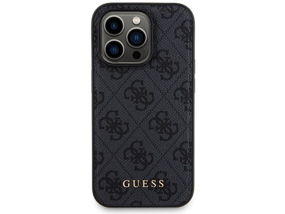 Etui GUESS 4G Metal Logo + powerbank delikatna skora ekologiczna precyzyjnie dopasowany doskonala ochrona przed zarysowaniami i uderzeniami