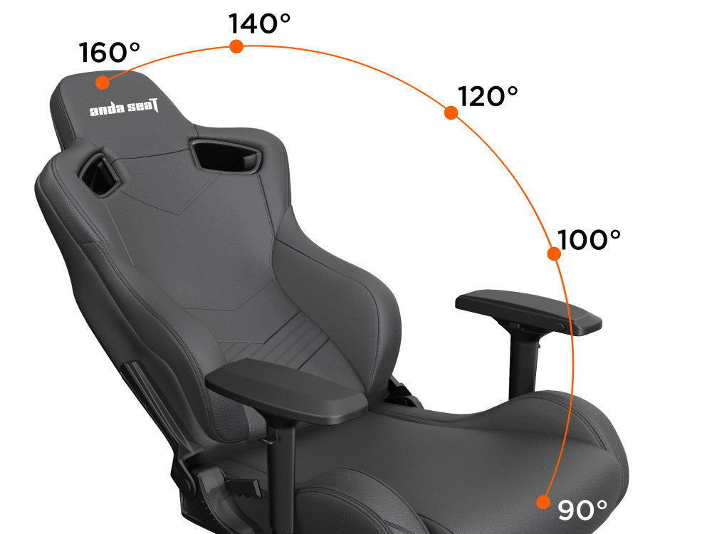 ANDA SEAT Kaiser 2 pochyłu od 90° do 160° blokady w wybranej pozycji System Multi-Tilt kołysanie się w zakresie 30°