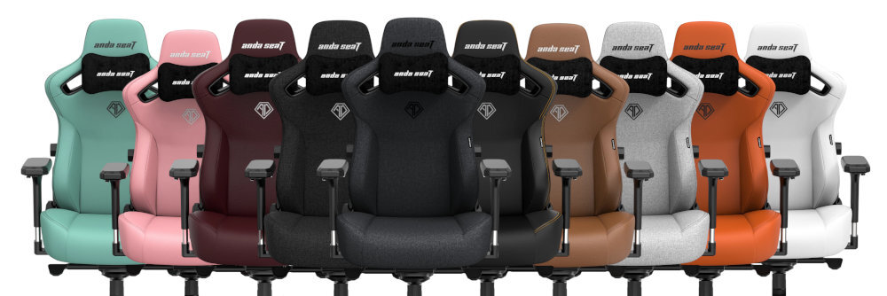 ANDA SEAT Kaiser 3 10 wariantów kolorystycznych czerni rubin
