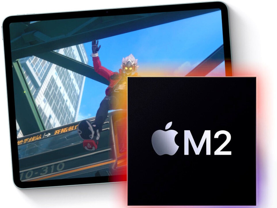 Tablet APPLE iPad Air 13 6 gen. 2024 1 TB Wi-Fi Niebieski czip M2 CPU GPU Neural Engine AI Onform