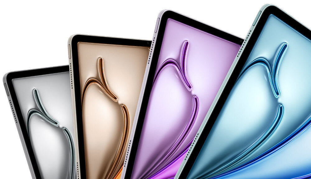 Tablet APPLE iPad Air 13 6 gen. 2024 512 GB Wi-Fi Księżycowa poświata obudowa z aluminium w 100% z recyklingu Touch ID Face ID