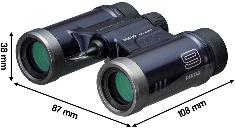 Lornetka PENTAX UD 10x21 wielopowłokowa optyka, jasny obraz, redukcja odblasków, wysoki kontrast