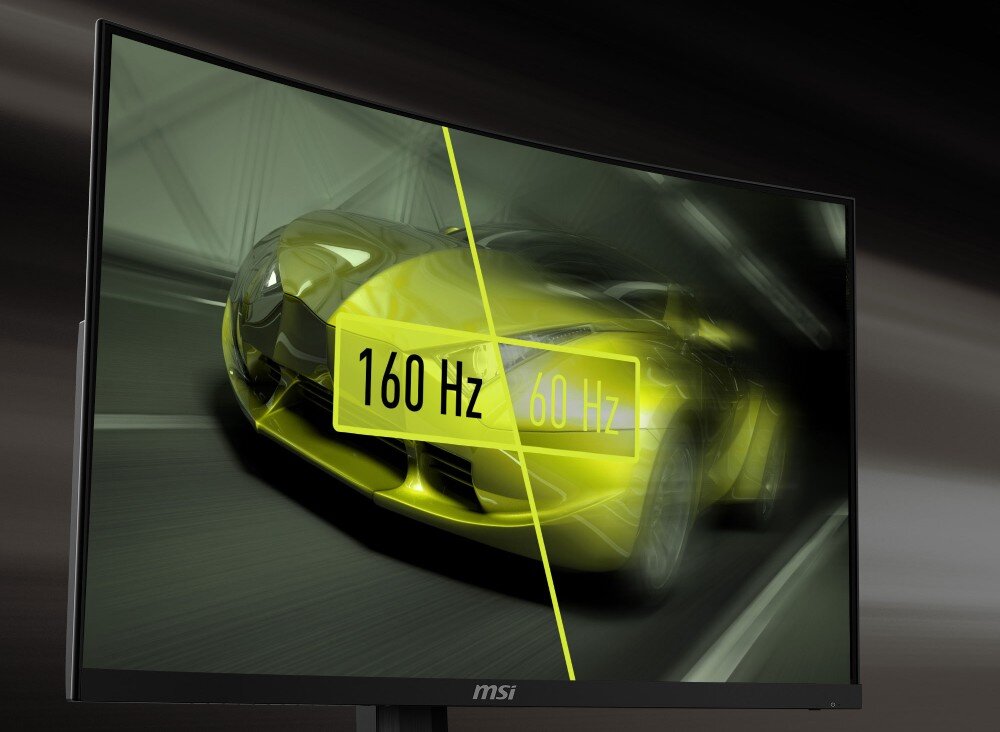 Monitor MSI MAG 321CUP 31.5 3840x2160px 160Hz 1 ms [MPRT] Curved odświeżanie czas reakcji synchronizacja Adaptive-Sync