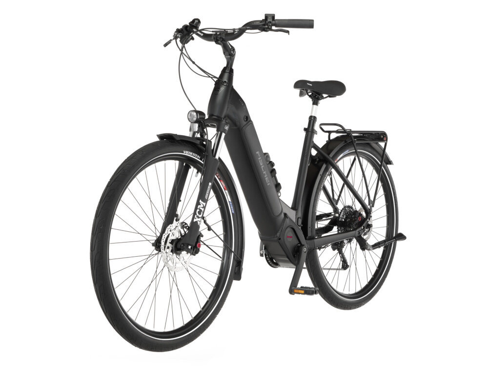 Rower elektryczny FISCHER Cita 8.0i U20 28 cali Czarny elektryczne wsparcie rama funkcjonalny ksztalt lekka aluminiowa w rozmiarze 20 cali waga 28 kg wybor rozmiaru ramy Twoj wzrost mierzony w zrelaksowanej pozycji typ roweru