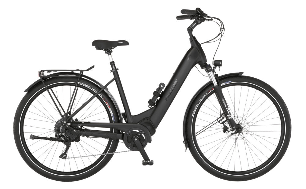 Rower elektryczny FISCHER Cita 8.0i U20 28 cali Czarny modul Bluetooth lacznosc z aplikacja Fischer E-connect bezplatna aplikacja mobilna przydatne narzedzie monitoring danych