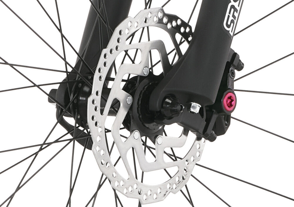 Rower elektryczny FISCHER Montis 7.0i M19 29 cali męski Purpurowy bezpieczenstwo hydrauliczne hamulce tarczowe SHIMANO na przod na tyl precyzyjne niezawodne hamowanie bezpieczna jazda