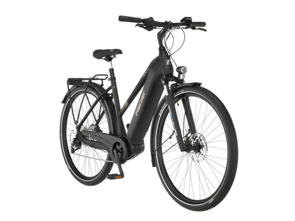 Rower elektryczny FISCHER Viator 4.2i D18 28 cali damski Czarny wolnosc radosc z jazdy solidna konstrukcja elegancki design