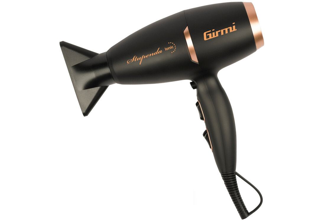 Suszarka GIRMI PH9100 2400W ustawienia 2 prędkości 3 ustawienia temperatury dostosowanie praca potrzeby użytkowanie Funkcja Cool Shot fryzura zimne powietrze stylizacja Funkcja Jonizacji wosy gładkie lśniące