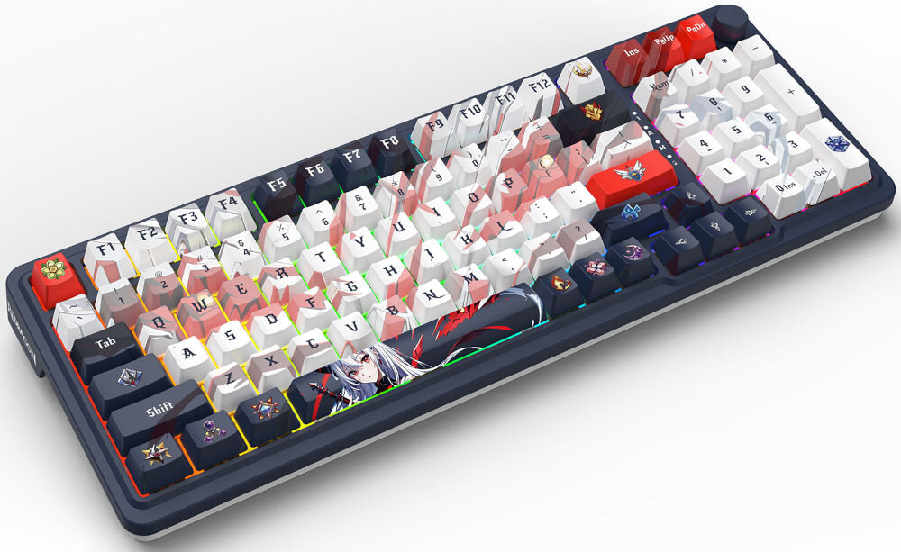 Klawiatura REDRAGON K686AK-RGB-PRO EISA
kontrola bez zakłóceń technologie Anti-Ghosting oraz N-Key Rollover, produkt na białym tle