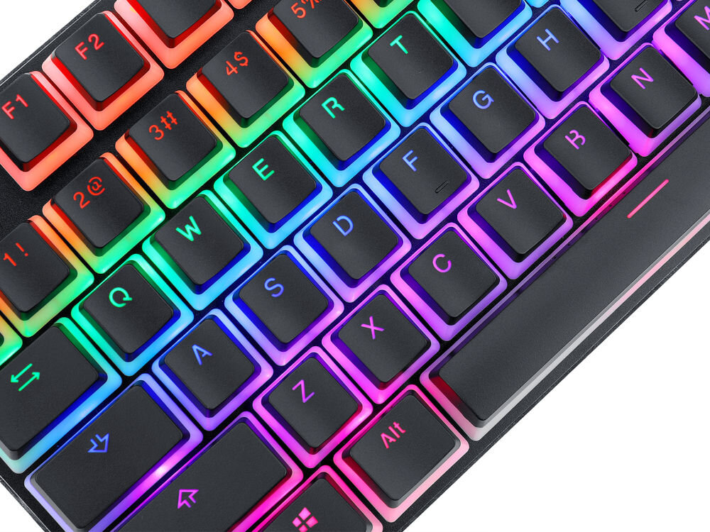 Klawisze REDRAGON A130 PBT Doubleshot Czarny 104 nakładki standardowy układ US ANSI kompatybilność z większością klawiatur mechanicznych
do klawiatur pełnowymiarowych tenkeyless