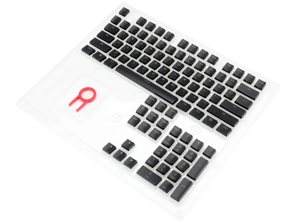 Klawisze REDRAGON A130 PBT Doubleshot Czarny keycap puller w zestawie dwuwarstwowa konstrukcja
pudding wysoka jakość materiałów