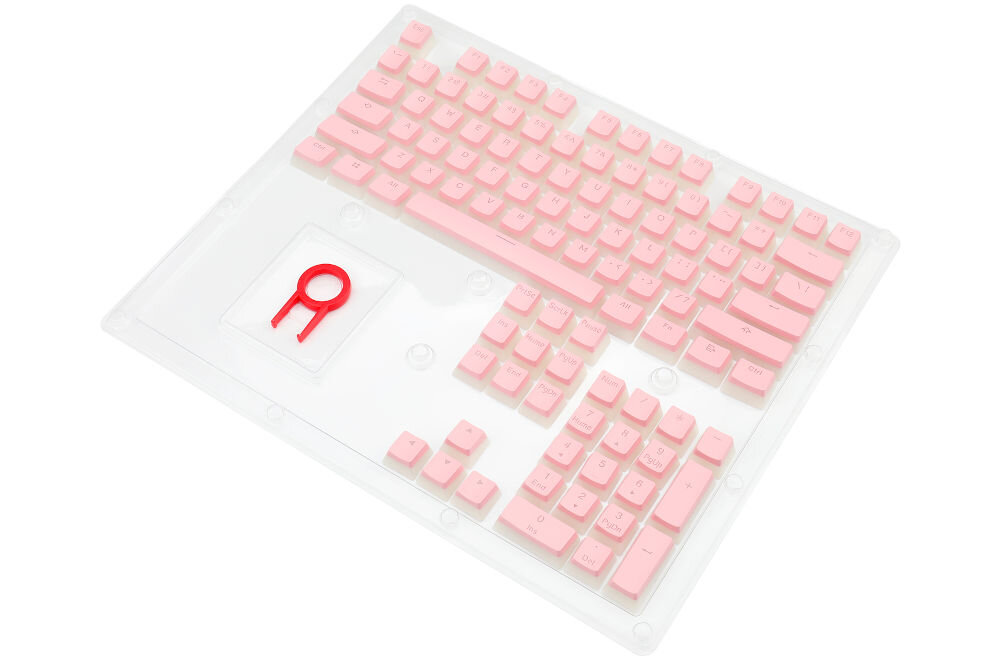 Klawisze REDRAGON A130 PBT Doubleshot Różowykeycap puller w zestawie dwuwarstwowa konstrukcja
pudding wysoka jakość materiałów