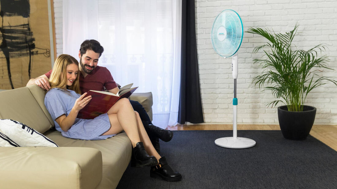 Wentylator CECOTEC EnergySilence 500 Oszczędność energii praca moc korzystne rozwiązanie środowisko świeże powietrze