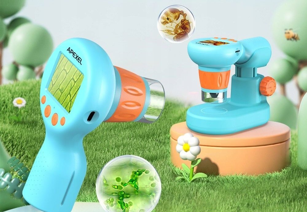 Mikroskop cyfrowy APEXEL APL-MS201 Kolorowy wyświetlacz 2,0” IPS  Matryca CMOS 720p 