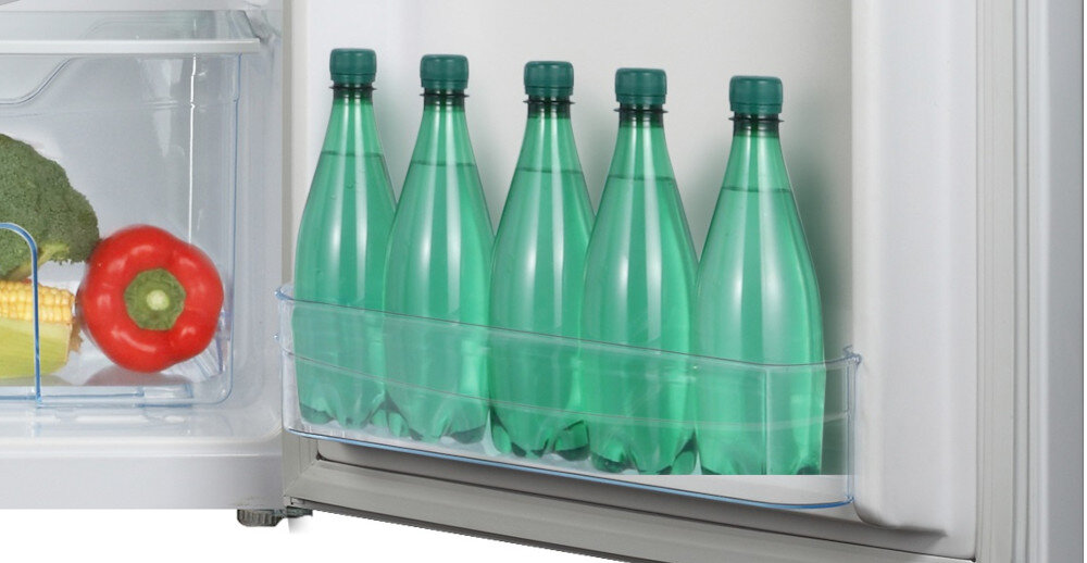 LODÓWKA SMITH&BROWN SFTTF-111-WE3 przegrody półki butelki bezpieczne przechowywanie puszki soki napoje