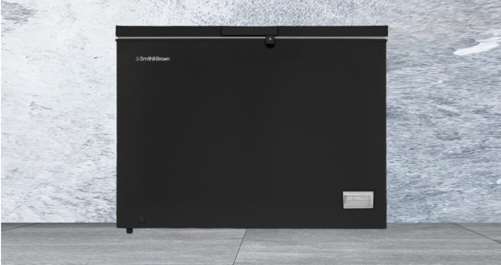 ZAMRAŻARKA SMITH&BROWN SZCF-302-BE3 BLACK koszyk duża pojemność szybkie zamrażanie Wyświetlacz elektroniczny