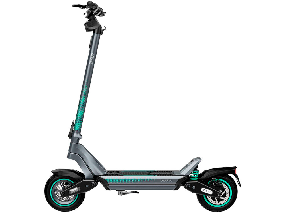 Hulajnoga elektryczna CECOTEC Bongo Y45 45km 350W Amortyzacja 10 Szary zasieg do 45 km akumulator pojemnosc 10 Ah napiecie 36 V czas ladownania okolo 7 godzin
