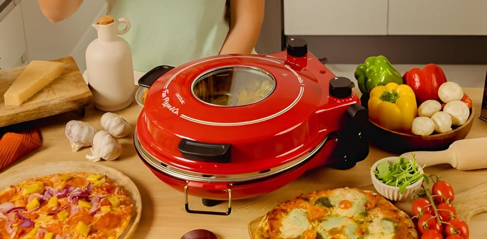 Piec do pizzy CECOTEC Fun Pizza&Co Mamma Mia Vista średnica 32 cm Czerwony domowa pizza