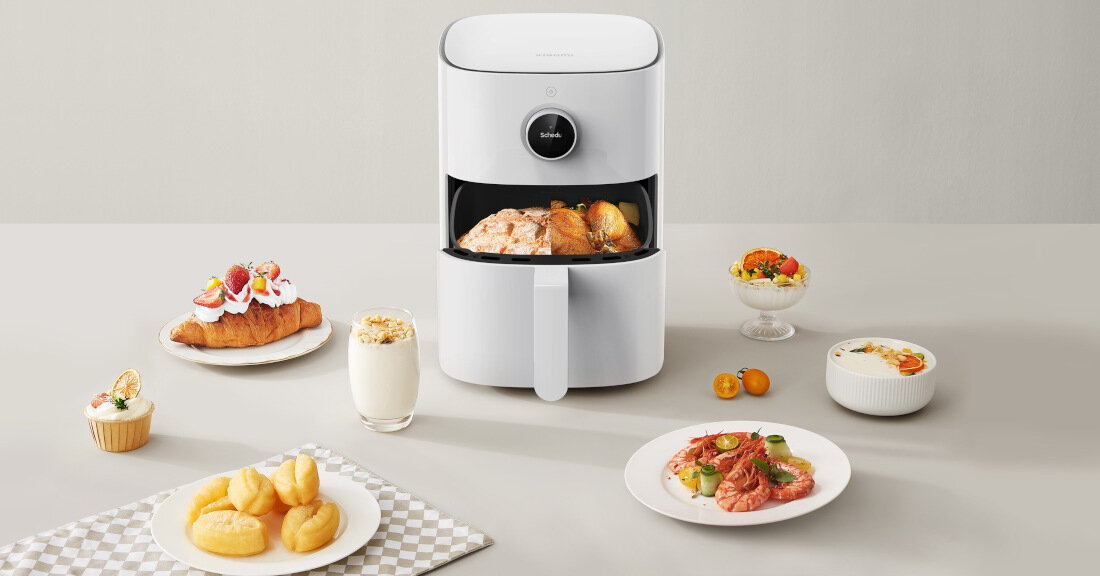 Frytkownica beztłuszczowa XIAOMI Smart MAF14 Air Fryer (Wi-Fi) kontrola mikroprzełączniki funkcja automatycznego wznawiania gotowania