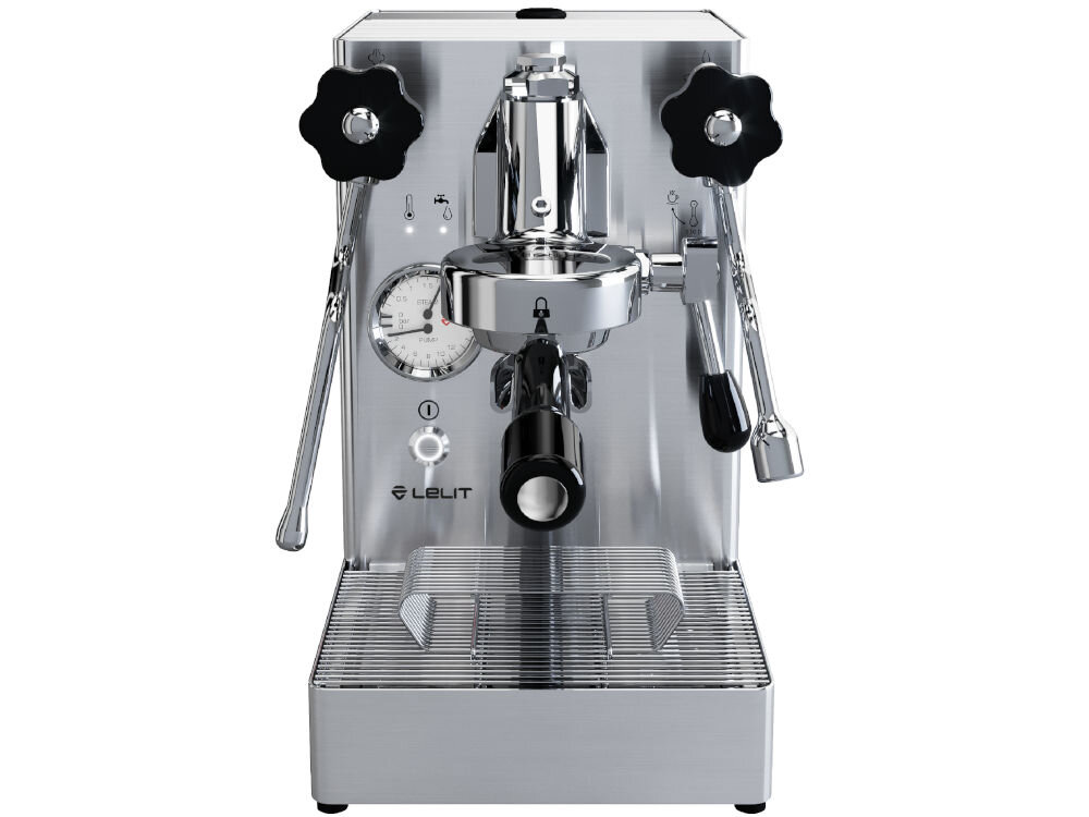 Ekspres LELIT Mara PL62XSS zachwyca funkcjami elegancki wygląd obudowa szczotkowana stal nierdzewna chromowane pokrętła wyjątkowy charakter intuicyjna obsługa kilka prostych kroków dwa tryby kontroli temperatury dostosowanie parametrów parzenia 