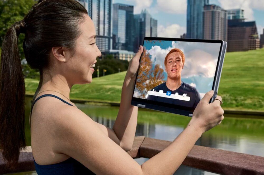 Laptop DELL Inspiron 7440-7401 14 Core 5 120U 8GB RAM 512GB SSD Windows 11 Home kamera mikrofony rozmowy online redukcja szumów