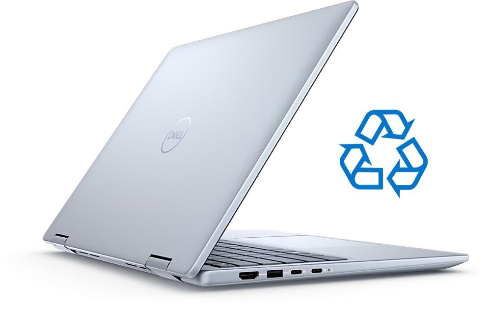 Laptop DELL Inspiron 7440-7401 14 Core 5 120U 8GB RAM 512GB SSD Windows 11 Home recykling ekologia materiały środowisko