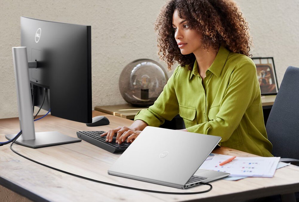 Laptop DELL Inspiron 7440-7418 14 Core 5 120U 16GB RAM 1TB SSD Windows 11 Home podzespoły procesor rdzenie pamięć dysk pojemność