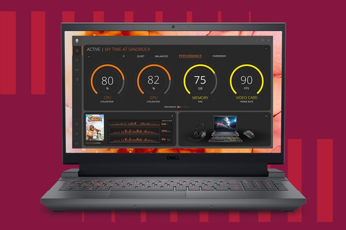 Laptop DELL G15 - Alienware Command Center
