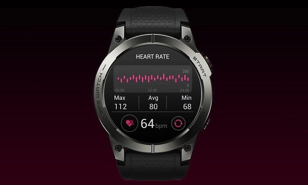 Smartwatch ZEBLAZE Stratos 3 Pro tętno 