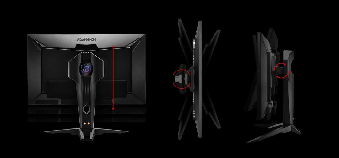 Monitor ASROCK Phantom Gaming PG27QFT2A - Ergonomia