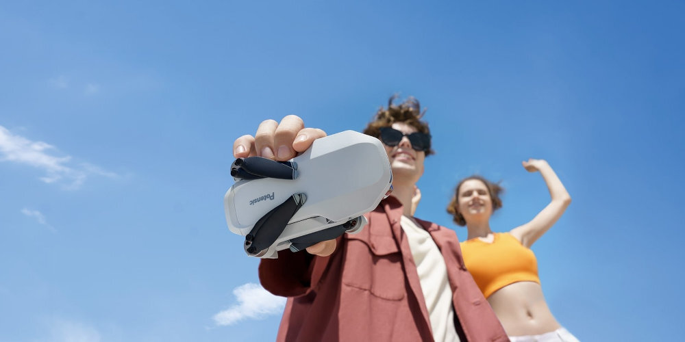 Dron POTENSIC Atom Basic 249 g 300 x 242 x 58 mm sterownikom FOC ESC zmniejszone zużycie energii czujników podczerwieni