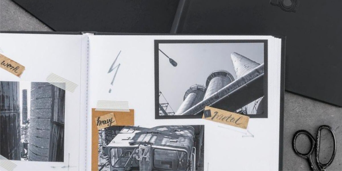 Album HAMA Signs 7500 28x24 Czarny (50 stron) 
				dobry do scrapbookingu, pełna swoboda twórcza, produkt z przyczepionymi zdjęciami