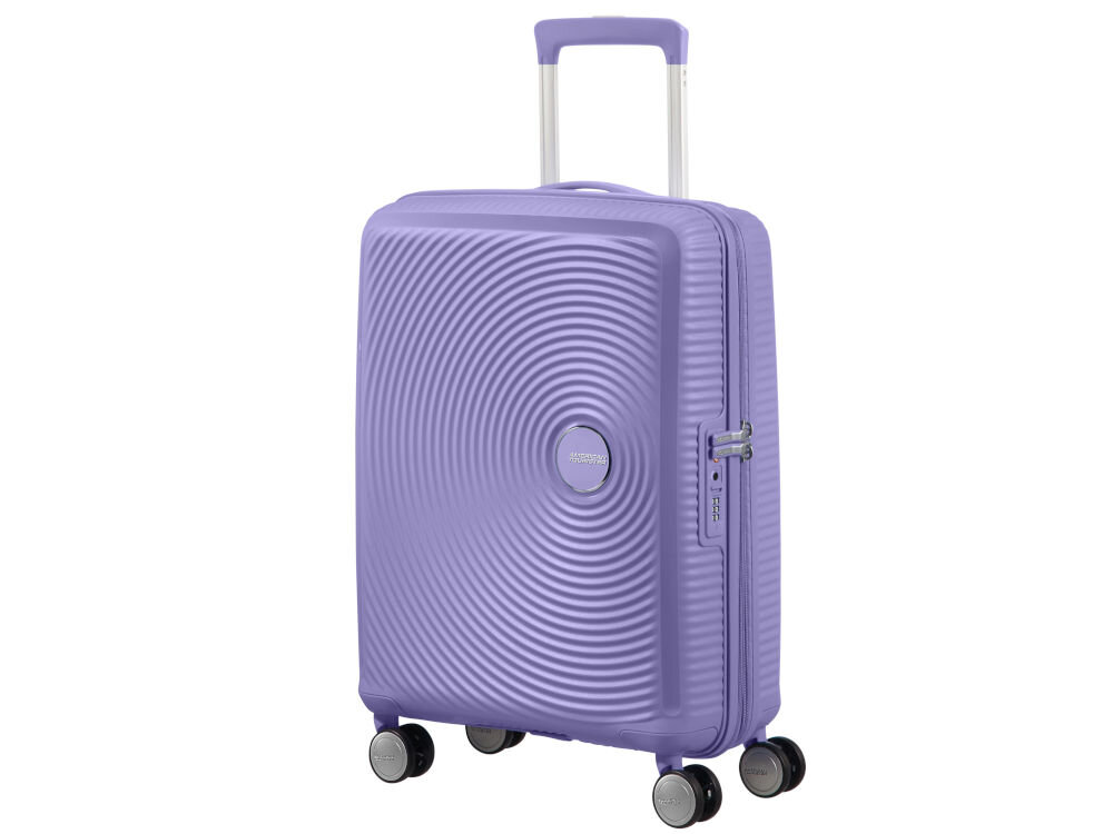 Walizka AMERICAN TOURISTER SoundBox 55 cm fioletowy