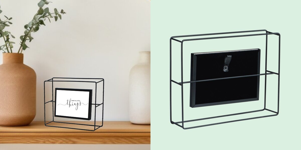 Ramka HAMA Cleveland blat front wazon roślina Przewiewny wygląd 3D unikalny lekki geometryczna forma minimalistyczny design