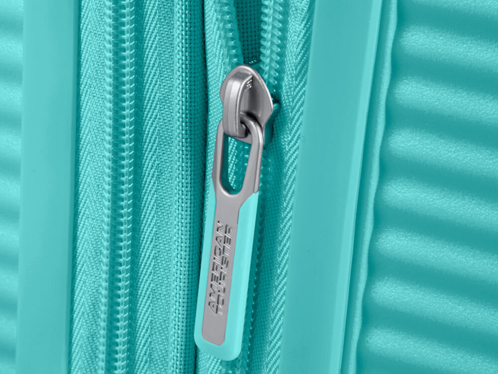 Walizka AMERICAN TOURISTER SoundBox 67 cm Niebieski pojemność ok. 71,5 l funkcja poszerzenia dodatkowe 9,5 l