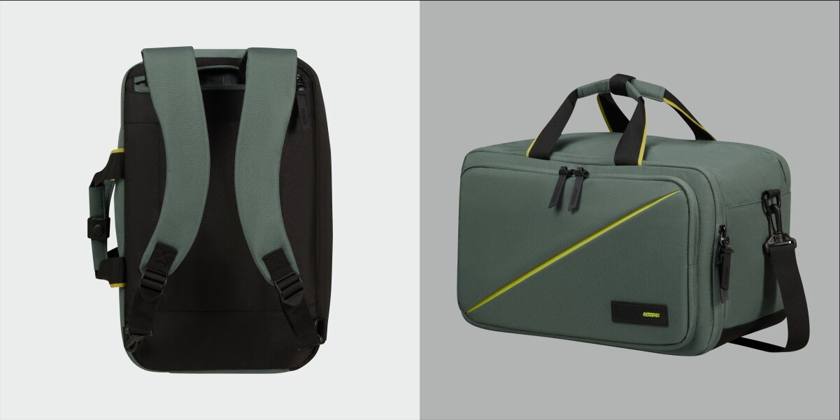 AMERICAN TOURISTER Take2Cabin wygodnych rączek Odczepiany pas na ramię torby na laptopa chowane szelki plecak