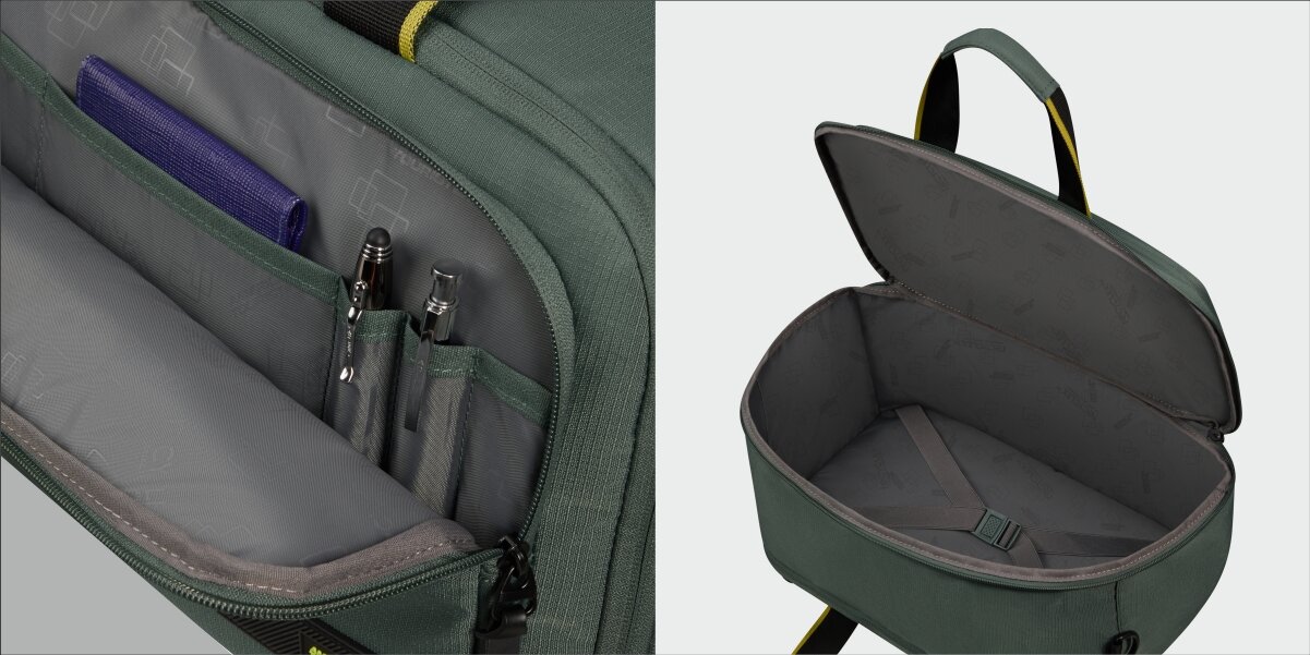 AMERICAN TOURISTER Take2Cabin małej walizki 25 l pasami zabezpieczającymi przednia kieszeń z organizerem