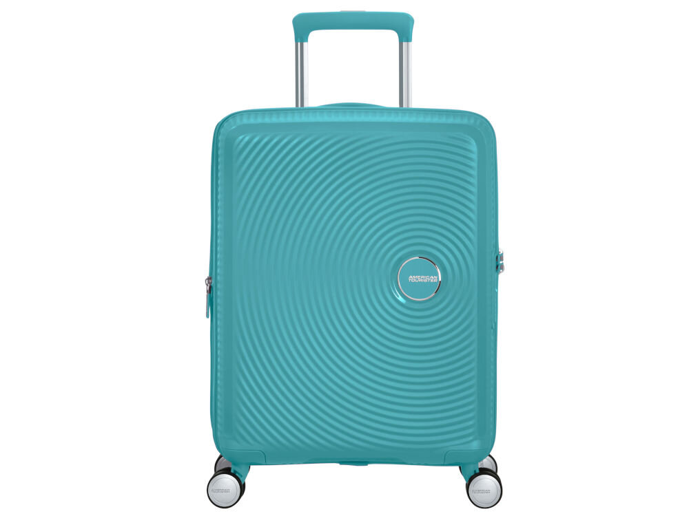 Walizka AMERICAN TOURISTER SoundBox 55 cm turkusowy
					55 cm turkusowy wymiary ok. 55 x 40 x 20 cm może być zabrana na pokład 36 różnych linii lotniczych LOT, Lufthansa czy British Airways spełnia wymagania wielu przewoźników
