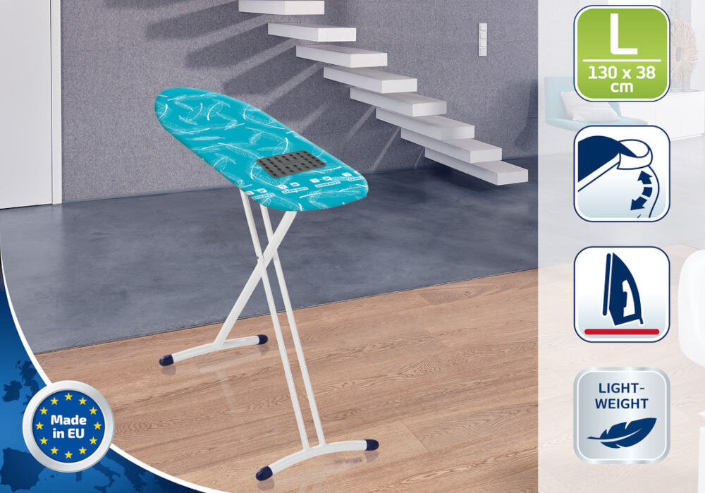 Deska do prasowania LEIFHEIT Air Board L Solid Shoulder wygląd design tło prezentacja wizualizacja Łatwe prasowanie każdego dnia