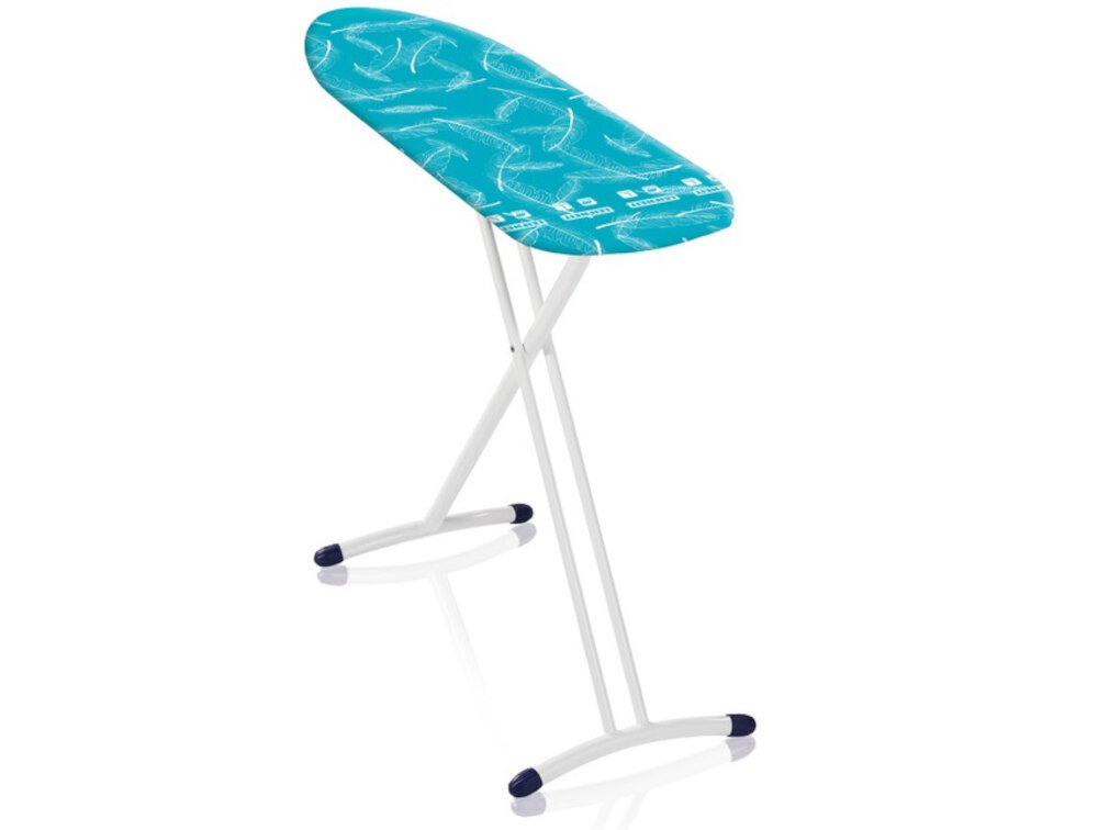 Deska do prasowania LEIFHEIT Air Board L Solid Shoulder Dopasowana do ubrań Wyprofilowany blat Pokrowiec z technologią Thermo Reflect Skraca to czas prasowania daje efekt równomiernego wygładzenia ułatwienie przygotowanie