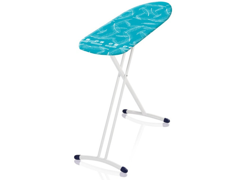 Deska do prasowania LEIFHEIT Air Board L Solid Shoulder Lekka i łatwa w obsłudze z ultralekkiego tworzywa sztucznego Stabilny stelaż antypoślizgowe nakładki Regulowana wysokość w zakresie 76–100 cm dostosowanie