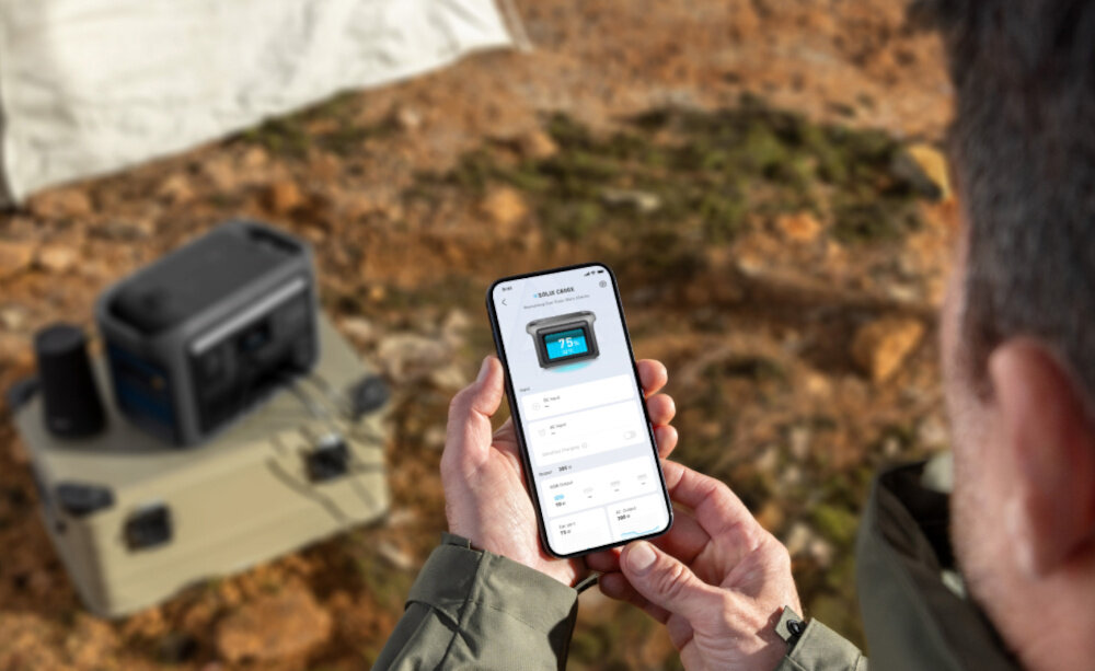 Stacja zasilania ANKER Solix C800X modul Bluetooth Wi-Fi monitorowanie stanu naladowania zarzadzanie energia aplikacja mobilna ANKER