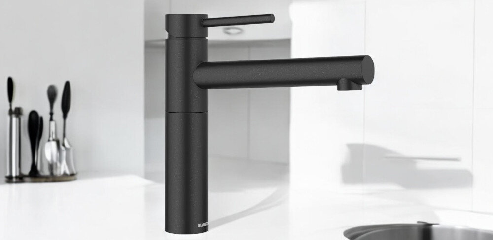 Bateria BLANCO Alta II 527531 Antracyt Prostota i wygoda stojąca kolor antracytowy Jednodźwigniowa wylewka obrotowa 360°